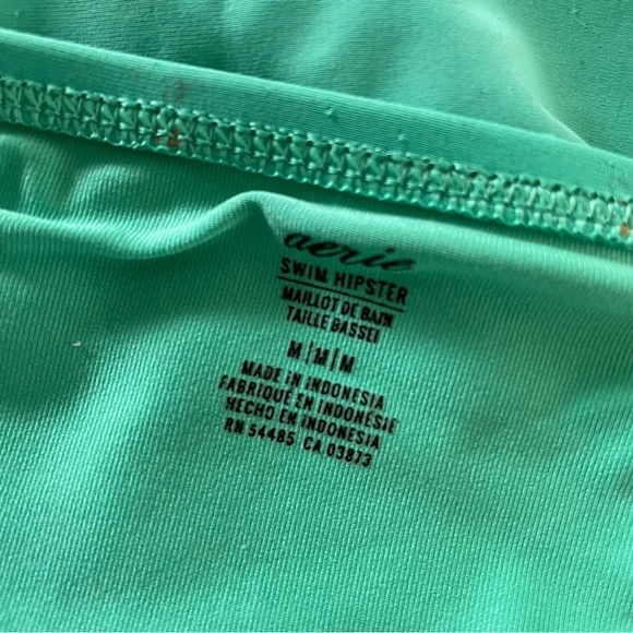 Aerie Palm Tree Bikini Swim Bathing Suit Beach Swimming Green Size Small Medium - Picture 7 of 7